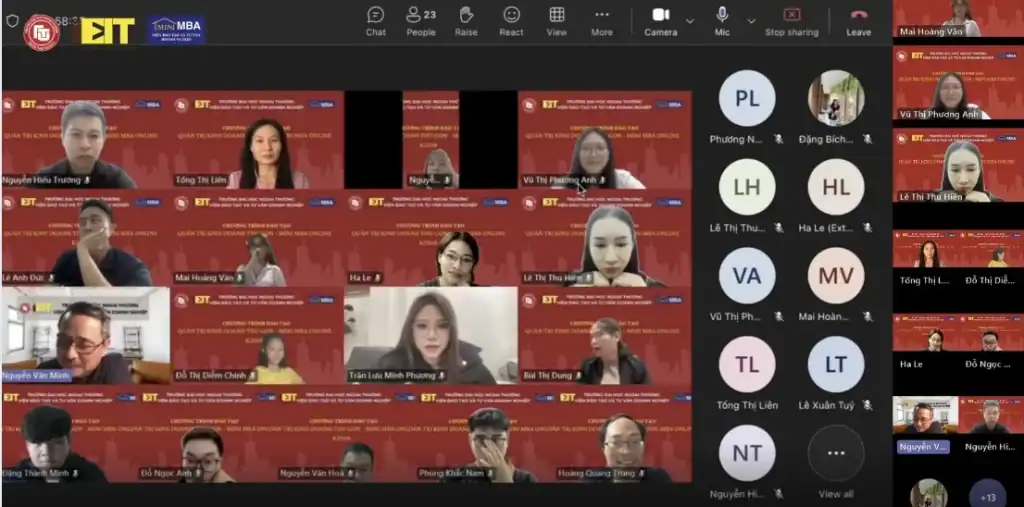 CHƯƠNG TRÌNH ĐÀO TẠO QUẢN TRỊ KINH DOANH THU GỌN ( ONLINE MINI MBA)