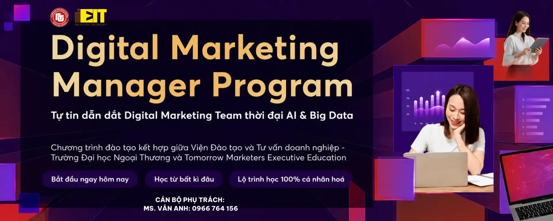 KHÓA HỌC ĐÀO TẠO DIGITAL MARKETING MANAGER