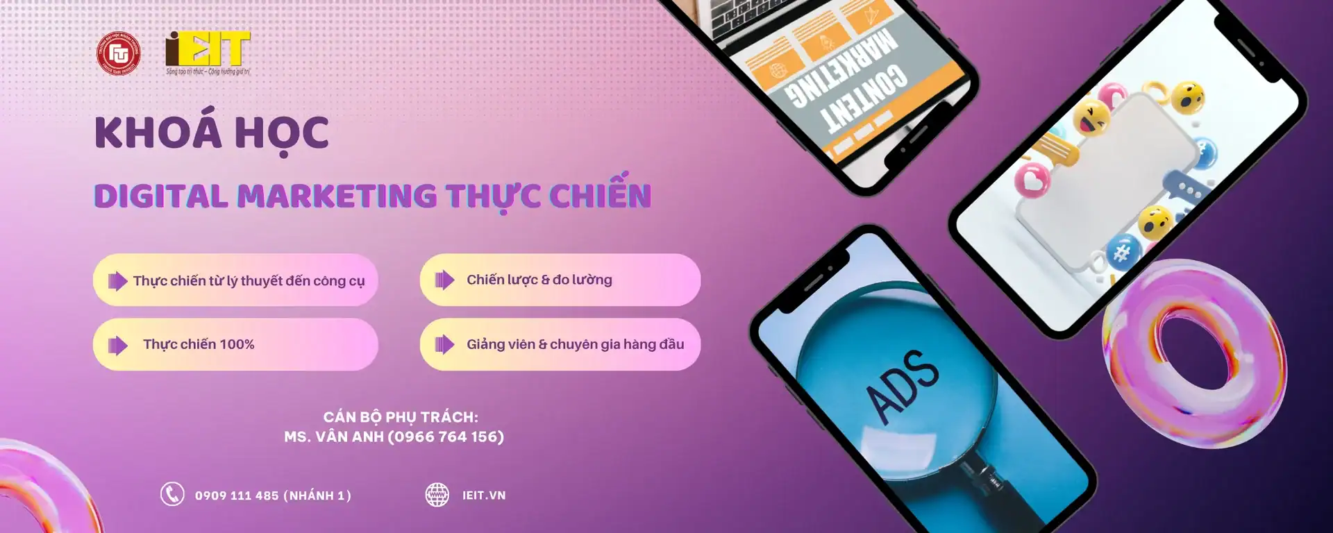 KHÓA HỌC DIGITAL MARKETING THỰC CHIẾN TOÀN DIỆN