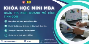CHƯƠNG TRÌNH ĐÀO TẠO QUẢN TRỊ KINH DOANH THU GỌN ( ONLINE MINI MBA)