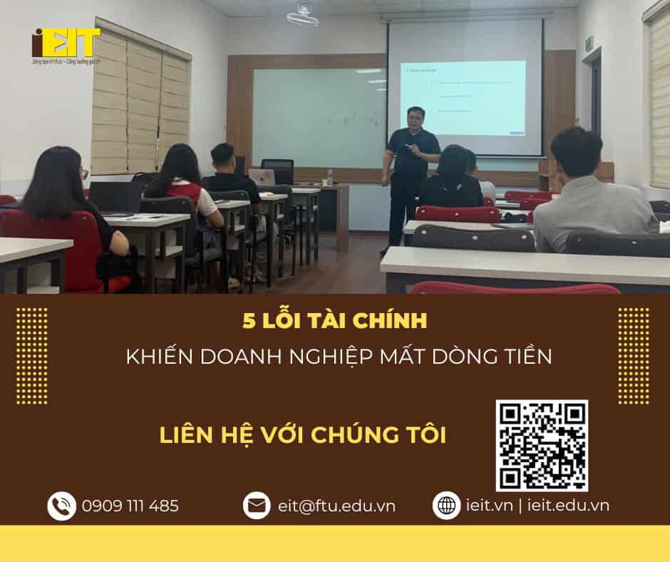 5 LỖI TÀI CHÍNH KHIẾN DOANH NGHIỆP MẤT DÒNG TIỀN 1 5 loi tai chinh khien doanh nghiep mat dong tien