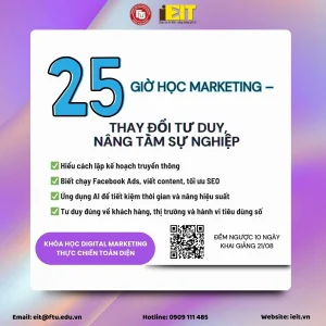 25 GIỜ HỌC MARKETING: THAY ĐỔI TƯ DUY – NÂNG TẦM SỰ NGHIỆP