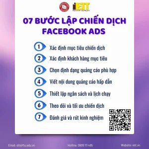 07 BƯỚC LẬP CHIẾN DỊCH QUẢNG CÁO FACEBOOK ADS HIỆU QUẢ