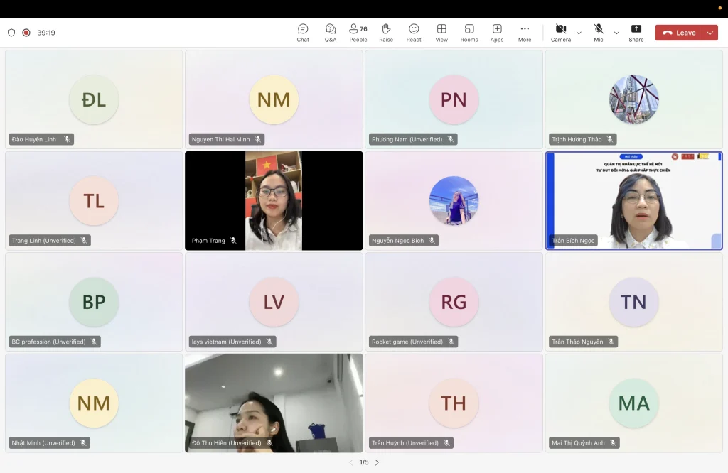📢 [TỔNG KẾT HỘI THẢO] “QUẢN TRỊ NHÂN LỰC THẾ HỆ MỚI – TƯ DUY ĐỔI MỚI & GIẢI PHÁP THỰC CHIẾN”