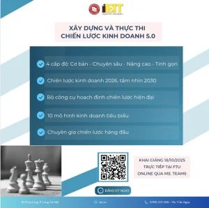 TUYỂN SINH CHƯƠNG TRÌNH ĐÀO TẠO “XÂY DỰNG VÀ THỰC THI CHIẾN LƯỢC KINH DOANH 5.0”☀️