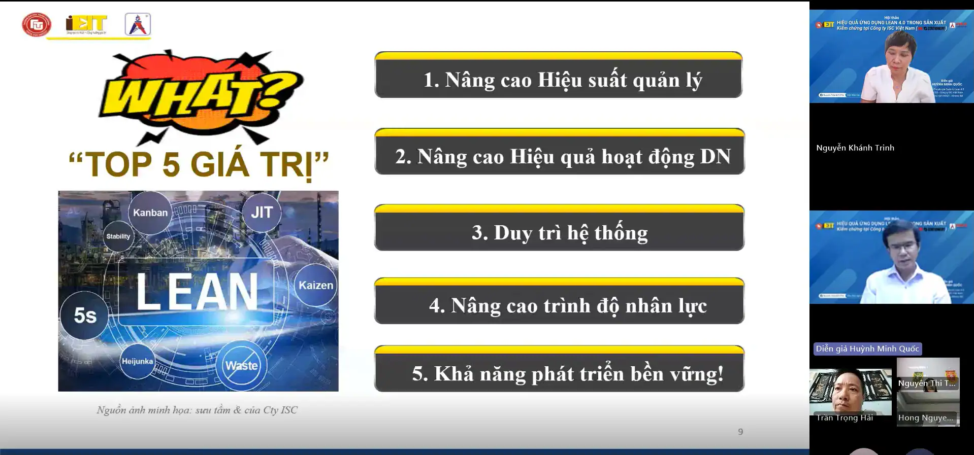 [RECAP] HỘI THẢO HIỆU QUẢ ỨNG DỤNG LEAN 4.0 TRONG SẢN XUẤT & KIỂM CHỨNG TẠI ISC VIỆT NAM
