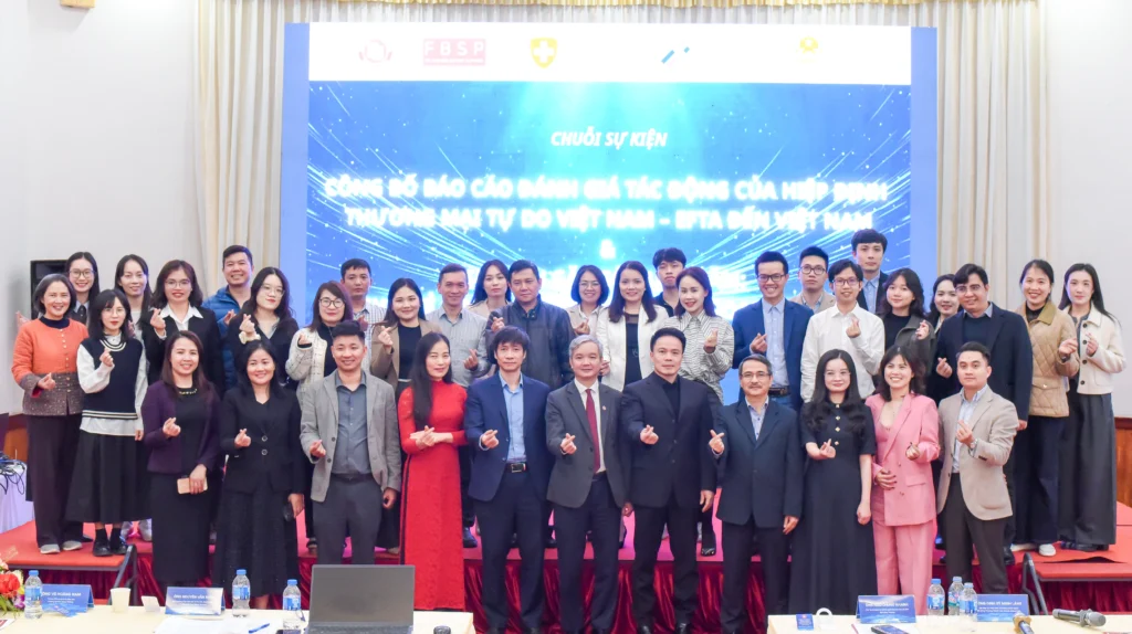 TỔNG KẾT CHUỖI SỰ KIỆN CÔNG BỐ BÁO CÁO ĐÁNH GIÁ TÁC ĐỘNG CỦA HIỆP ĐỊNH THƯƠNG MẠI TỰ DO VIỆT NAM – EFTA (VEFTA) & GẶP GỠ CUỐI NĂM 2025: CHIA SẺ KINH NGHIỆM – GẮN KẾT NGOẠI THƯƠNG CÙNG CỘNG ĐỒNG DOANH NGHIỆP
