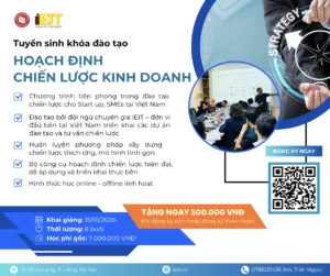 TUYỂN SINH KHÓA “HOẠCH ĐỊNH CHIẾN LƯỢC KINH DOANH”