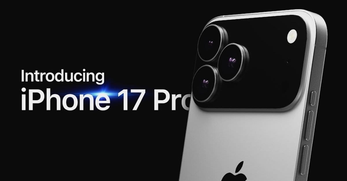 iPhone 17 Pro lộ diện thiết kế mới: Thay đổi lớn từ khung máy đến pin