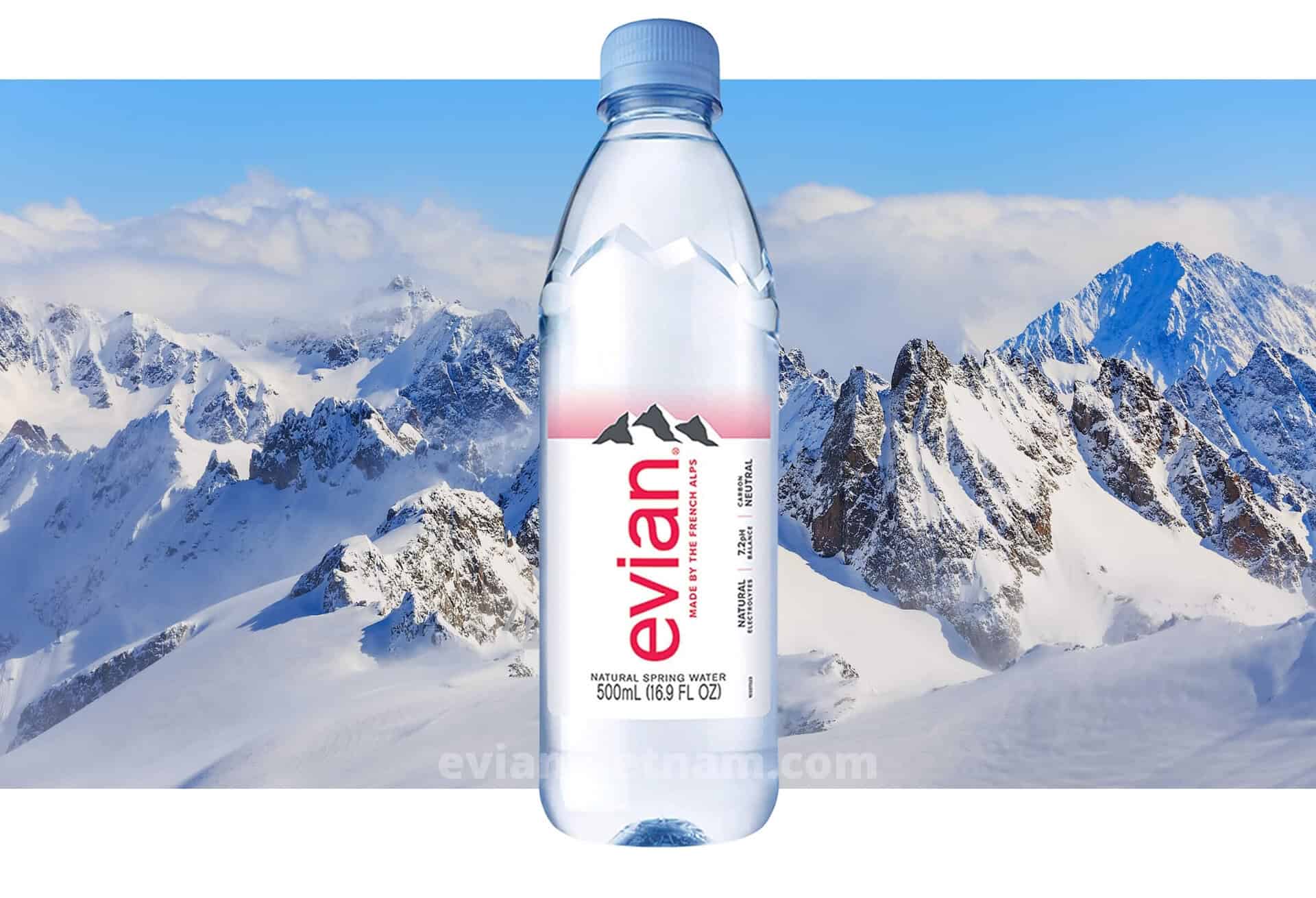 VÌ SAO NHIỀU NGƯỜI DÙNG SẴN SÀNG TRẢ GẤP 3 LẦN ĐỂ MUA EVIAN? 4 Evian Vietnam - Nước Khoáng Thiên Nhiên Cao Cấp Từ Suối Nguồn Alps