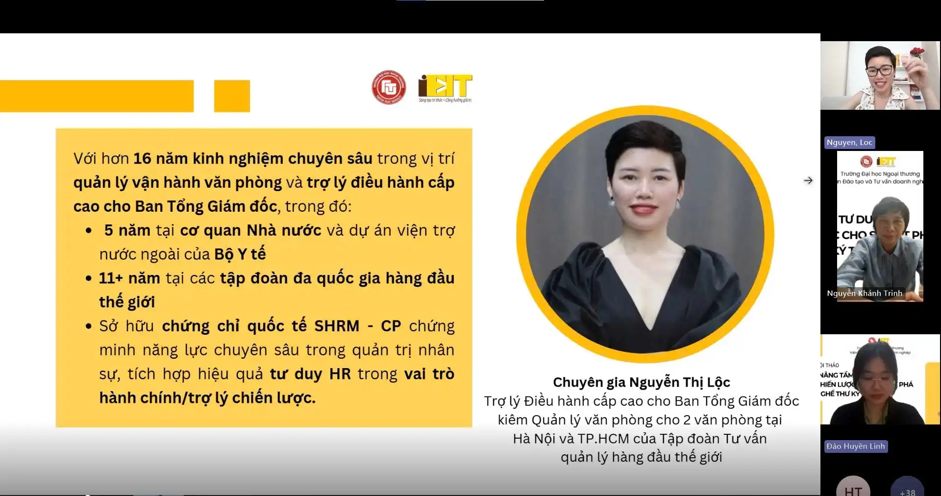 TỔNG KẾT HỘI THẢO: NÂNG TẦM TƯ DUY – CHIẾN LƯỢC CHO THƯ KÝ, TRỢ LÝ