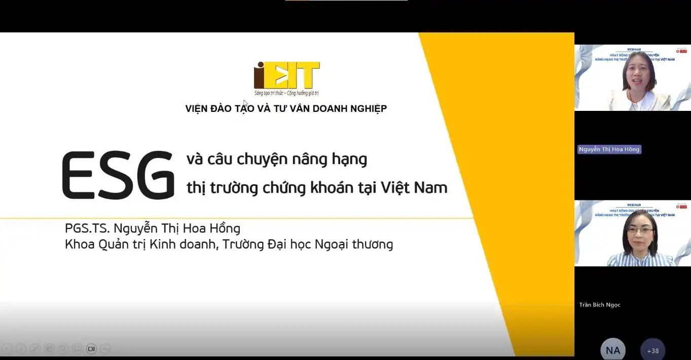 [RECAP] WEBINAR “HOẠT ĐỘNG ESG VÀ CÂU CHUYỆN NÂNG HẠNG THỊ TRƯỜNG CHỨNG KHOÁN TẠI VIỆT NAM”