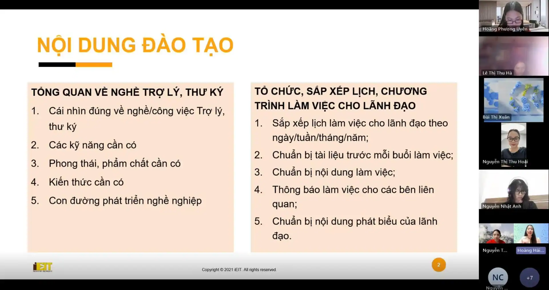 KHAI GIẢNG KHÓA 60.6 CHƯƠNG TRÌNH ĐÀO TẠO “TRỢ LÝ THƯ KÝ GIÁM ĐỐC CHUYÊN NGHIỆP” 2 KHAI GIẢNG KHÓA 60.6 CHƯƠNG TRÌNH ĐÀO TẠO “TRỢ LÝ THƯ KÝ GIÁM ĐỐC CHUYÊN NGHIỆP”