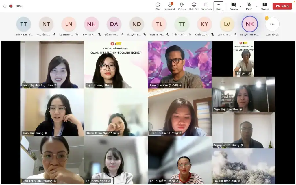 KHOÁ HỌC QUẢN TRỊ TÀI CHÍNH DOANH NGHIỆP