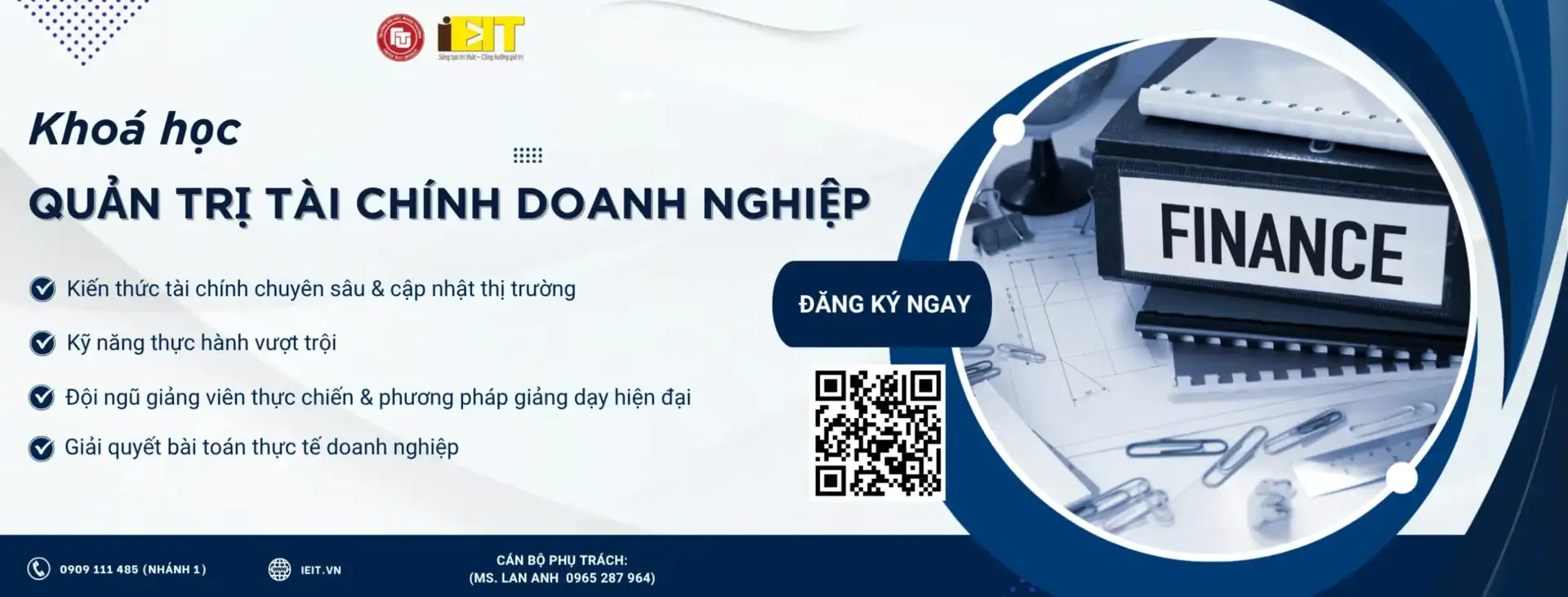 KHOÁ HỌC QUẢN TRỊ TÀI CHÍNH DOANH NGHIỆP