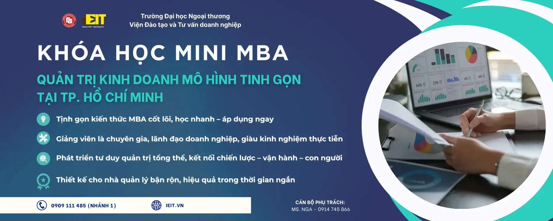 KHÓA HỌC MINI MBA – QUẢN TRỊ KINH DOANH MÔ HÌNH TINH GỌN TẠI TP. HCM