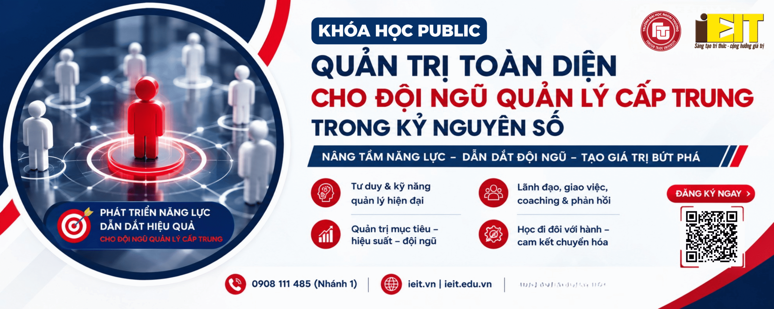 KHÓA HỌC QUẢN TRỊ TOÀN DIỆN CHO ĐỘI NGŨ QUẢN LÝ CẤP TRUNG TRONG KỶ NGUYÊN SỐ