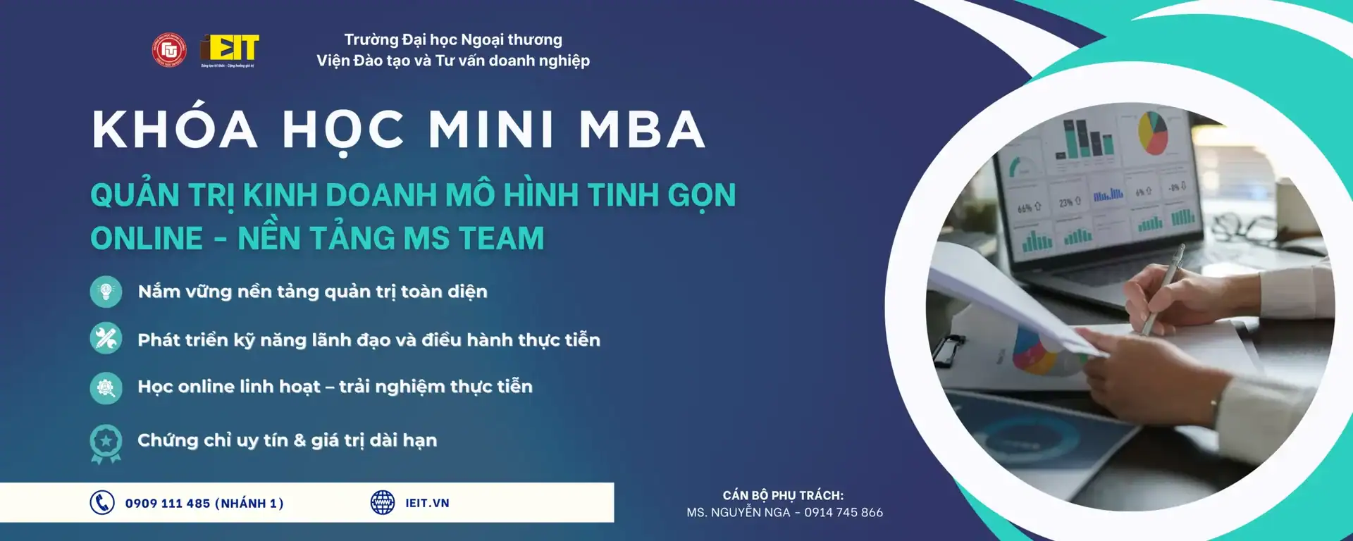 KHÓA HỌC MINI MBA – QUẢN TRỊ KINH DOANH MÔ HÌNH TINH GỌN ONLINE
