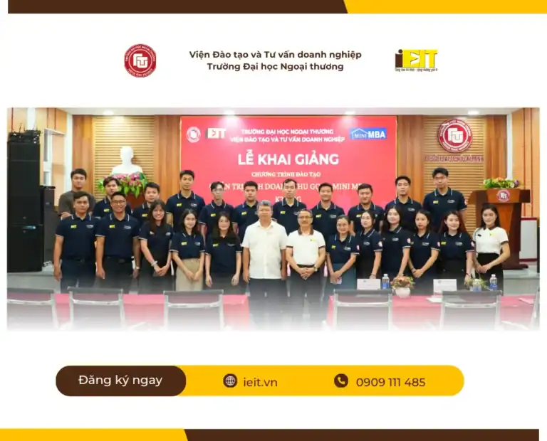 KHÓA HỌC MINI MBA – QUẢN TRỊ KINH DOANH MÔ HÌNH TINH GỌN TẠI TP. HCM