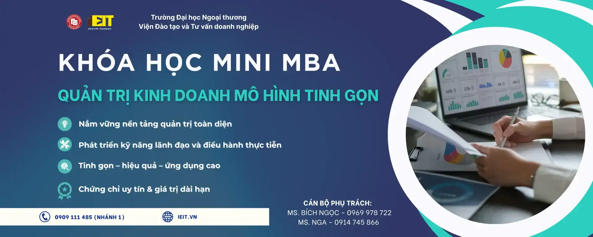 KHÓA HỌC MINI MBA – QUẢN TRỊ KINH DOANH MÔ HÌNH TINH GỌN TẠI HÀ NỘI