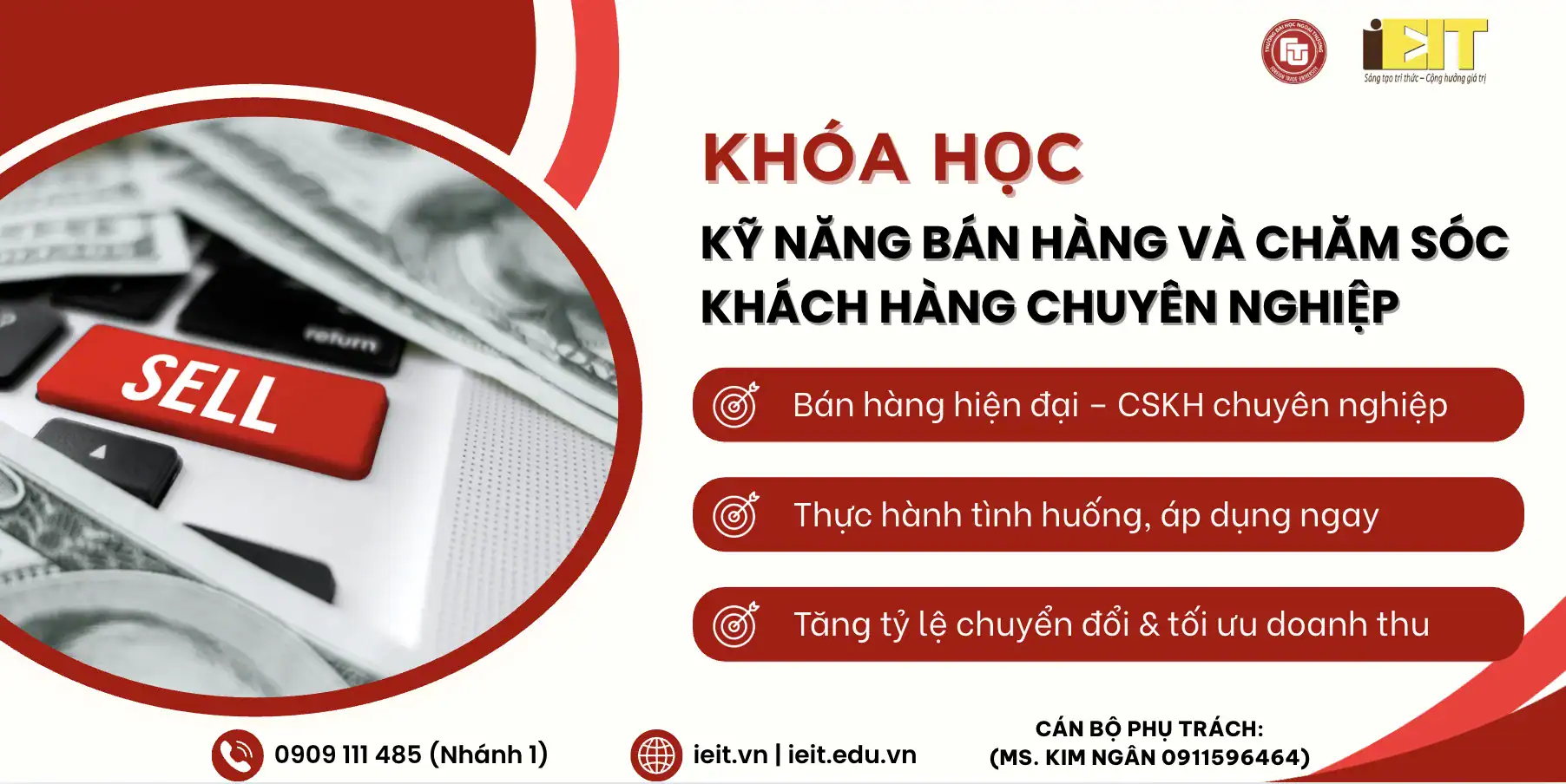 KHÓA HỌC ĐÀO TẠO KỸ NĂNG BÁN HÀNG VÀ CHĂM SÓC KHÁCH HÀNG CHUYÊN NGHIỆP