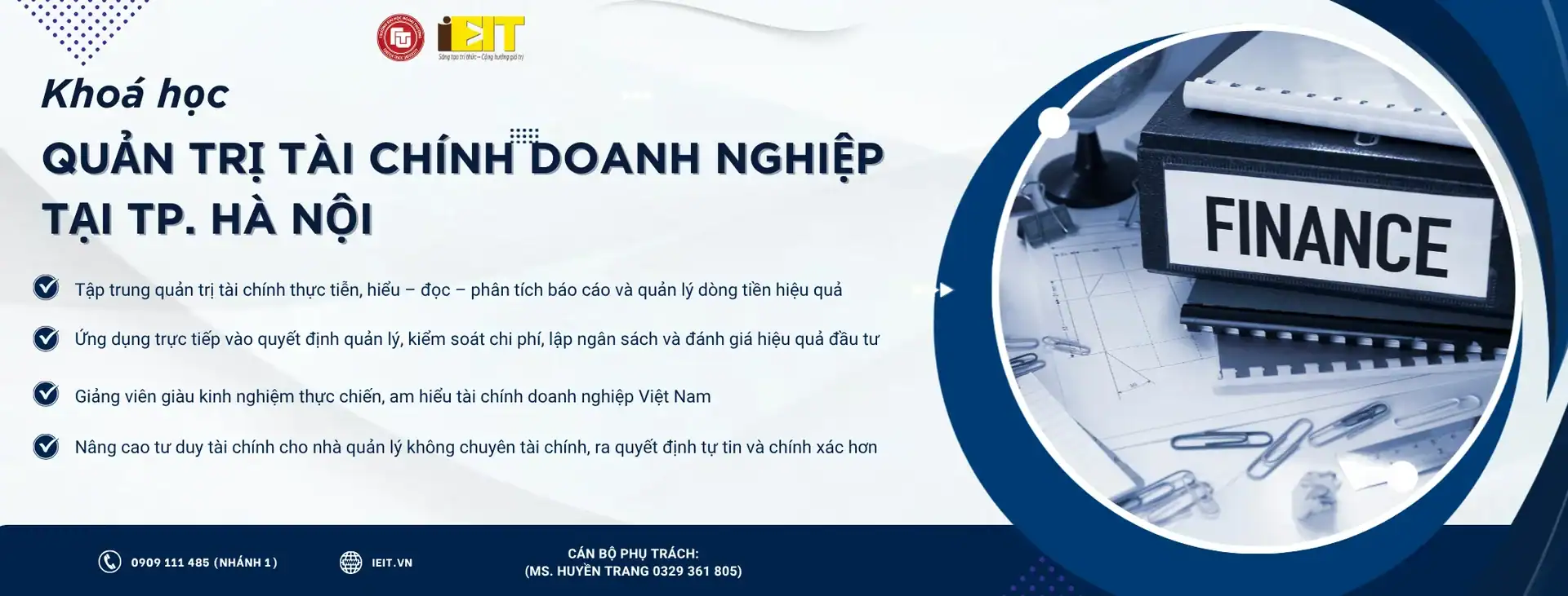 KHOÁ HỌC QUẢN TRỊ TÀI CHÍNH DOANH NGHIỆP