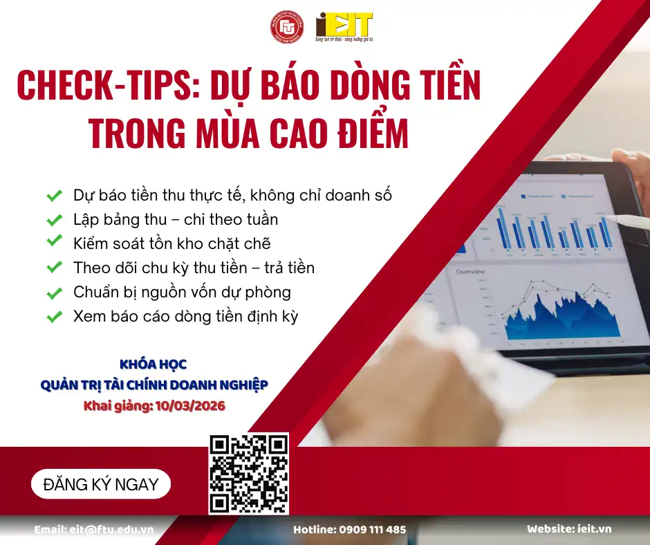 CHECK-TIPS: CÁCH DỰ BÁO DÒNG TIỀN TRONG MÙA CAO ĐIỂM
