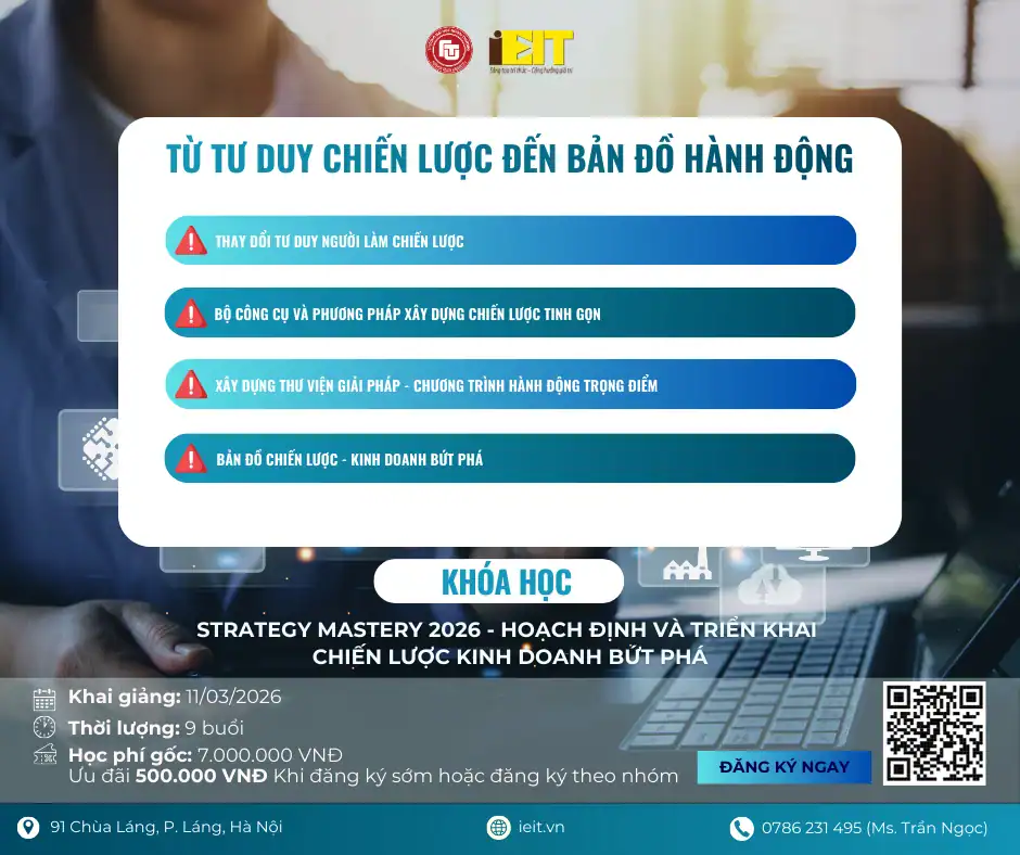 TỪ TƯ DUY CHIẾN LƯỢC ĐẾN BẢN ĐỒ HÀNH ĐỘNG TRONG 12 THÁNG