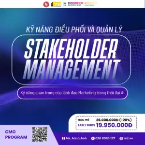 Khóa học kỹ năng lãnh đạo và quản lý stakeholder trong doanh nghiệp.