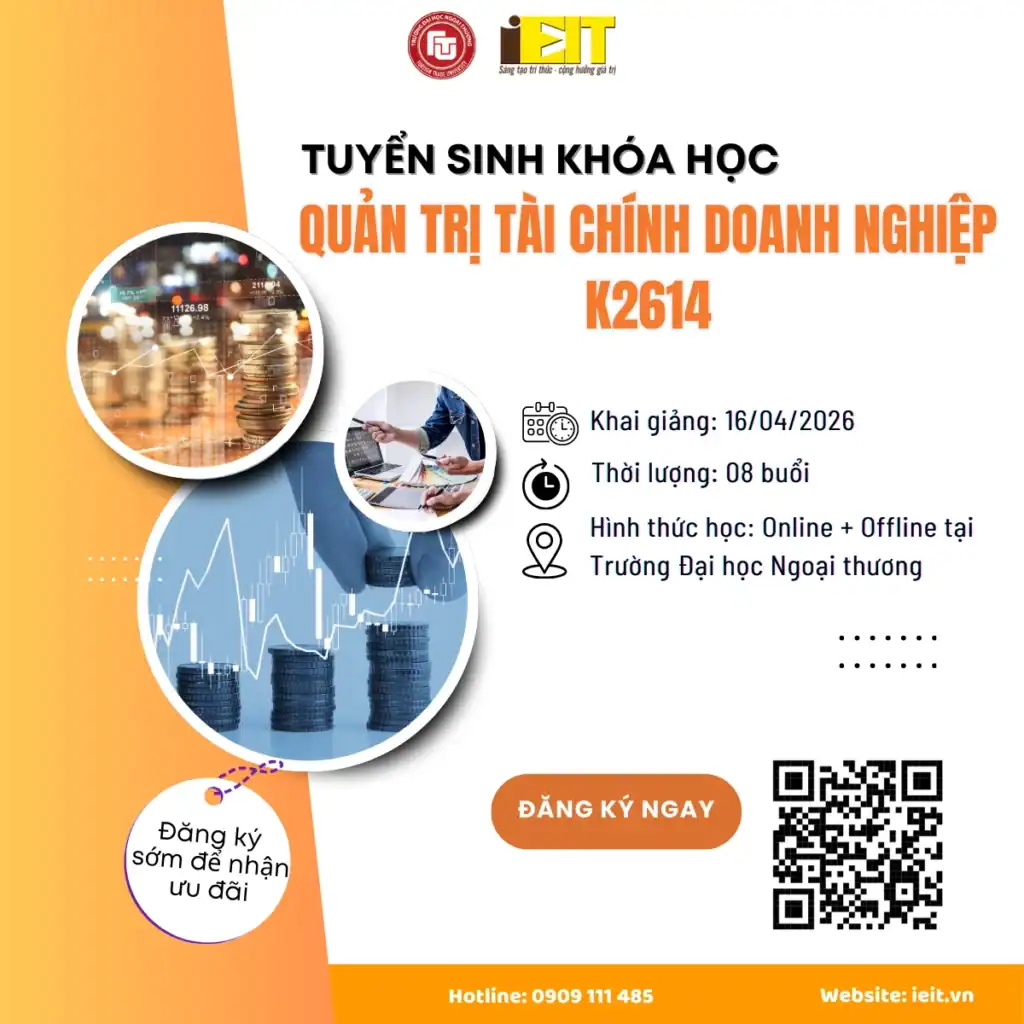 THÔNG BÁO TUYỂN SINH – KHÓA QUẢN TRỊ TÀI CHÍNH DOANH NGHIỆP K2614