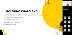 KHAI GIẢNG KHÓA ĐÀO TẠO QUẢN TRỊ TÀI CHÍNH DOANH NGHIỆP K2613