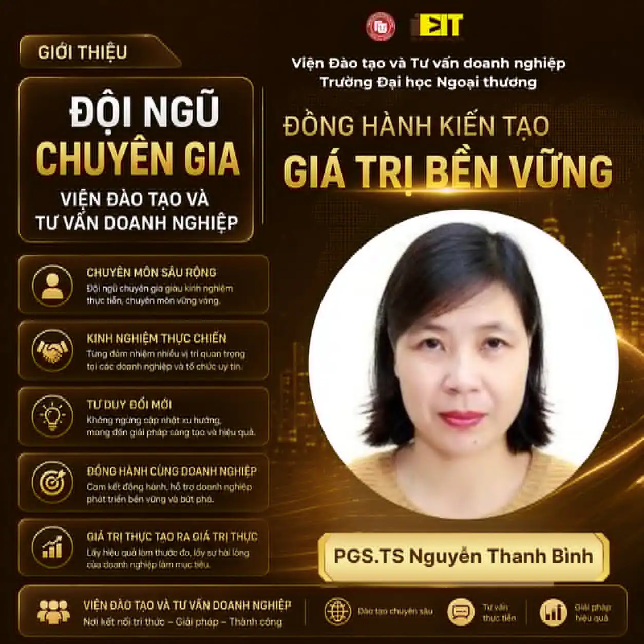 TS. TRẦN THANH PHƯƠNG – GIẢNG VIÊN CHUYÊN GIA VIỆN ĐÀO TẠO VÀ TƯ VẤN DOANH NGHIỆP