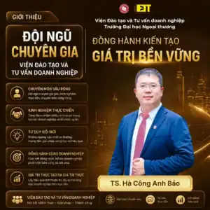 TS HÀ CÔNG ANH BẢO: CHUYÊN GIA ĐÀO TẠO PHÁP LÝ DOANH NGHIỆP