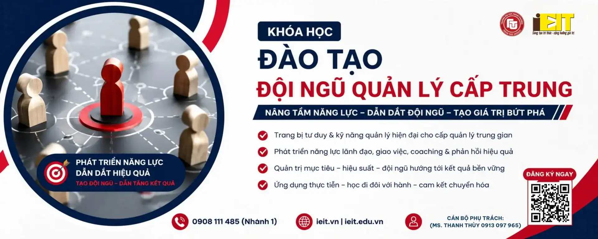 KHÓA HỌC ĐÀO TẠO ĐỘI NGŨ QUẢN LÝ CẤP TRUNG