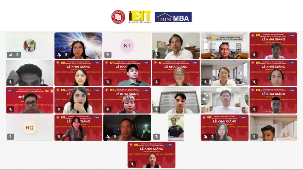 KHAI GIẢNG KHÓA MINI MBA ONLINE K2610: KHỞI ĐỘNG HÀNH TRÌNH PHÁT TRIỂN NĂNG LỰC LÃNH ĐẠO VÀ QUẢN TRỊ 1 KHAI GIẢNG KHÓA MINI MBA ONLINE K2610: KHỞI ĐỘNG HÀNH TRÌNH PHÁT TRIỂN NĂNG LỰC LÃNH ĐẠO VÀ QUẢN TRỊ