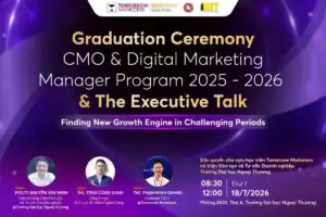 [SỰ KIỆN KẾT NỐI] LỄ TỐT NGHIỆP CMO & DIGITAL MARKETING MANAGER PROGRAM 2025–2026 & THE EXECUTIVE TALK “FINDING NEW GROWTH ENGINE”