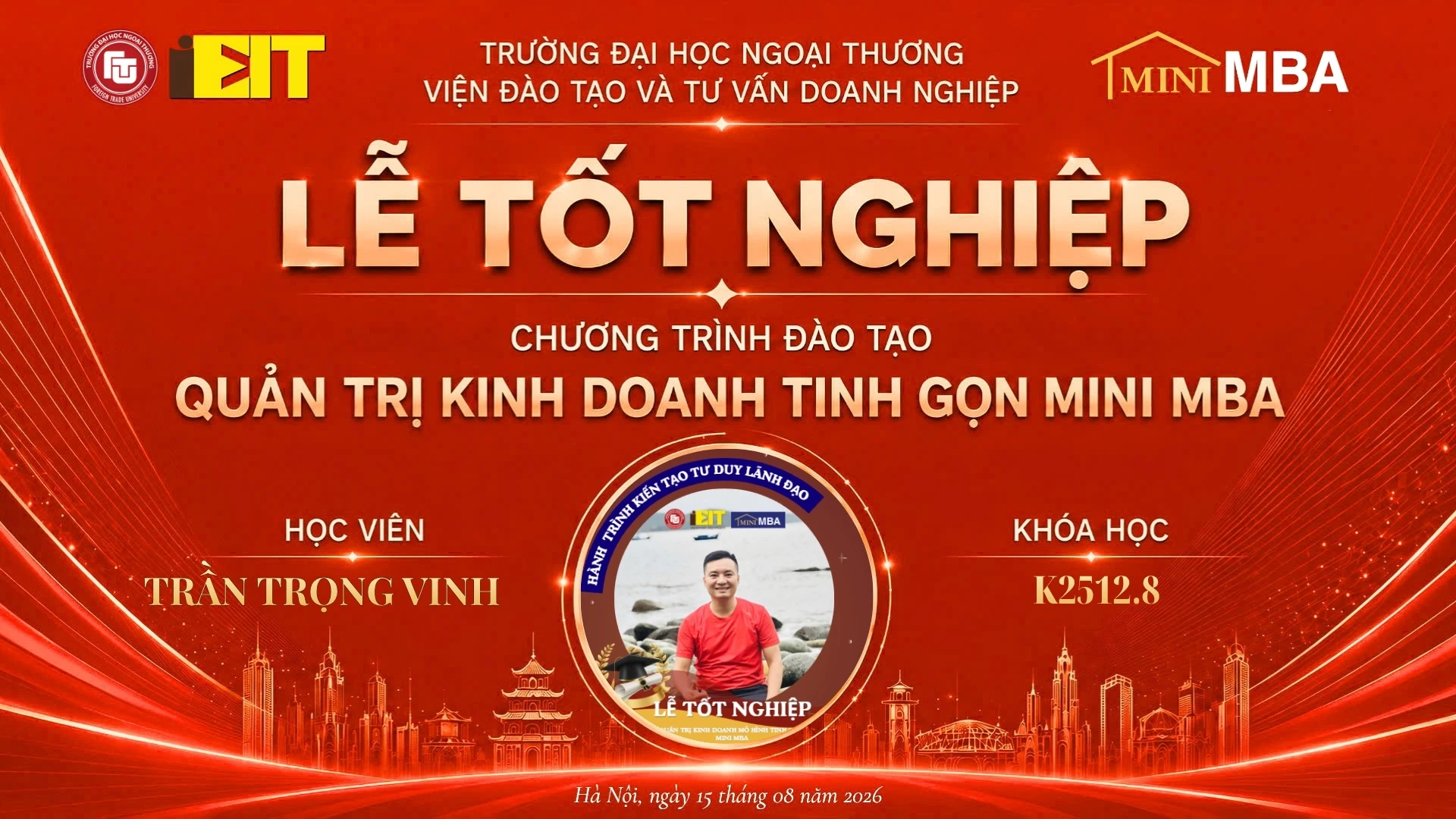 VINH DANH HỌC VIÊN XUẤT SẮC MINI MBA K2512.6 – K2506.6