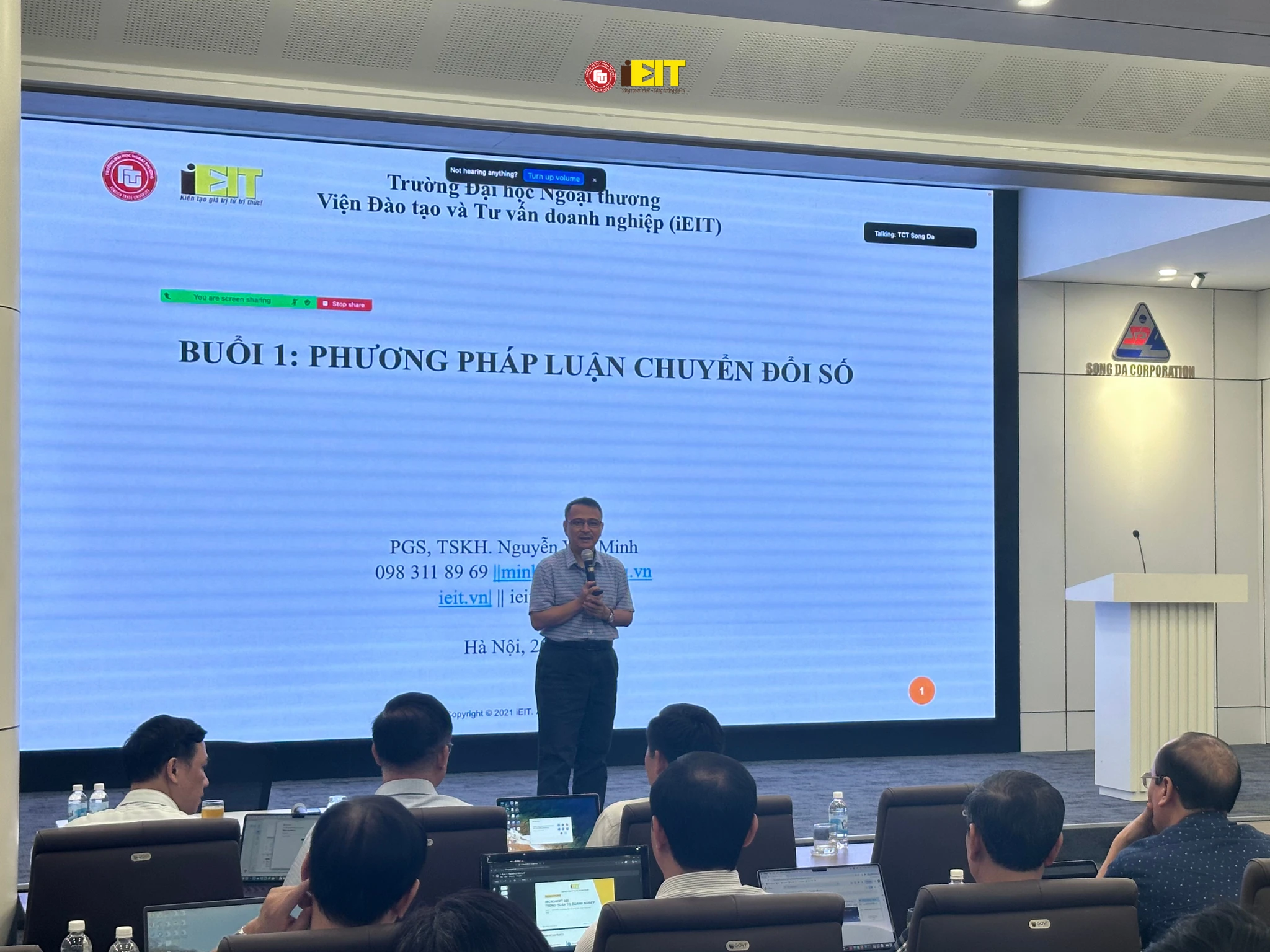 [RECAP] CHƯƠNG TRÌNH ĐÀO TẠO “QUẢN TRỊ CHUYỂN ĐỔI SỐ TRONG DOANH NGHIỆP – ỨNG DỤNG MICROSOFT 365 XÂY DỰNG MÔI TRƯỜNG LÀM VIỆC SỐ VÀ NÂNG CAO HIỆU QUẢ QUẢN TRỊ” TẠI TỔNG CÔNG TY SÔNG ĐÀ 