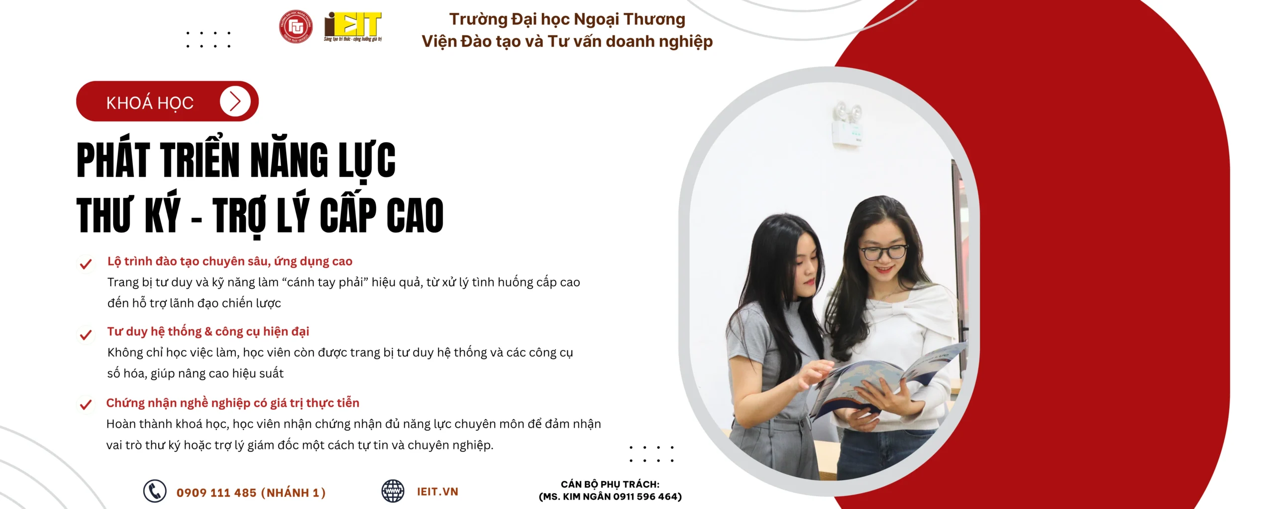 KHÓA HỌC PHÁT TRIỂN NĂNG LỰC THƯ KÝ – TRỢ LÝ CẤP CAO