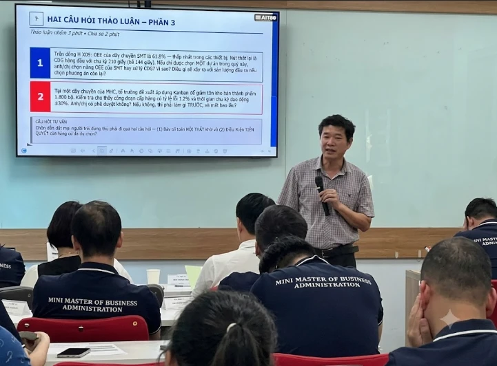 CHƯƠNG TRÌNH ĐÀO TẠO QUẢN TRỊ SẢN XUẤT, HIỆU XUẤT VÀ CHẤT LƯỢNG