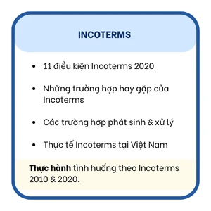 NHÓM CHƯƠNG TRÌNH ĐÀO TẠO NGHIỆP VỤ XUẤT NHẬP KHẨU – LOGISTICS THỰC HÀNH TOÀN DIỆN