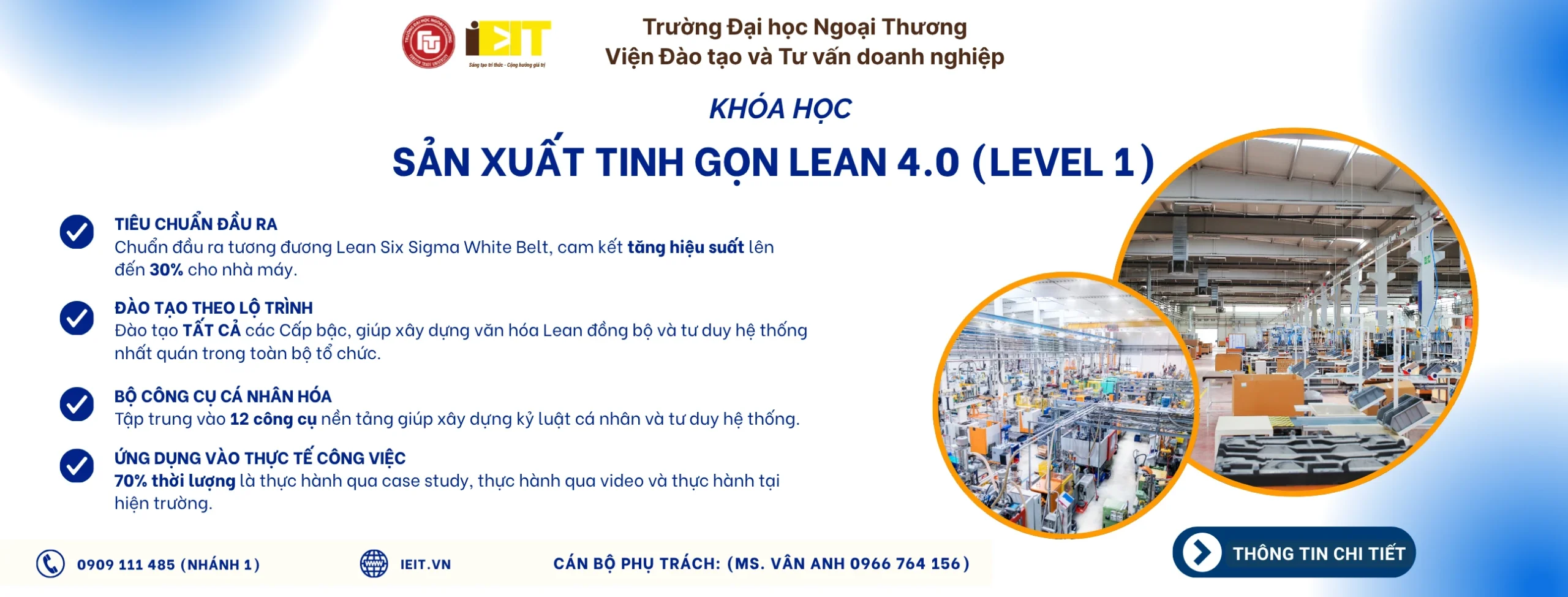 SẢN XUẤT TINH GỌN LEAN 4.0 (LEVEL 1)