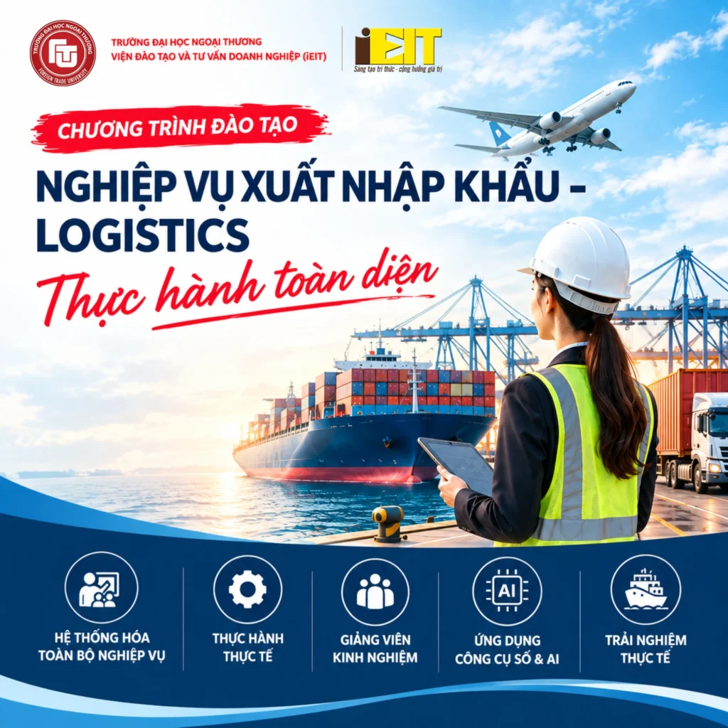 Nghiệp vụ Xuất nhập khẩu – Logistics thực hành toàn diện: Học từ quy trình thực tế 1 Nghiệp vụ Xuất nhập khẩu – Logistics thực hành toàn diện: Học từ quy trình thực tế