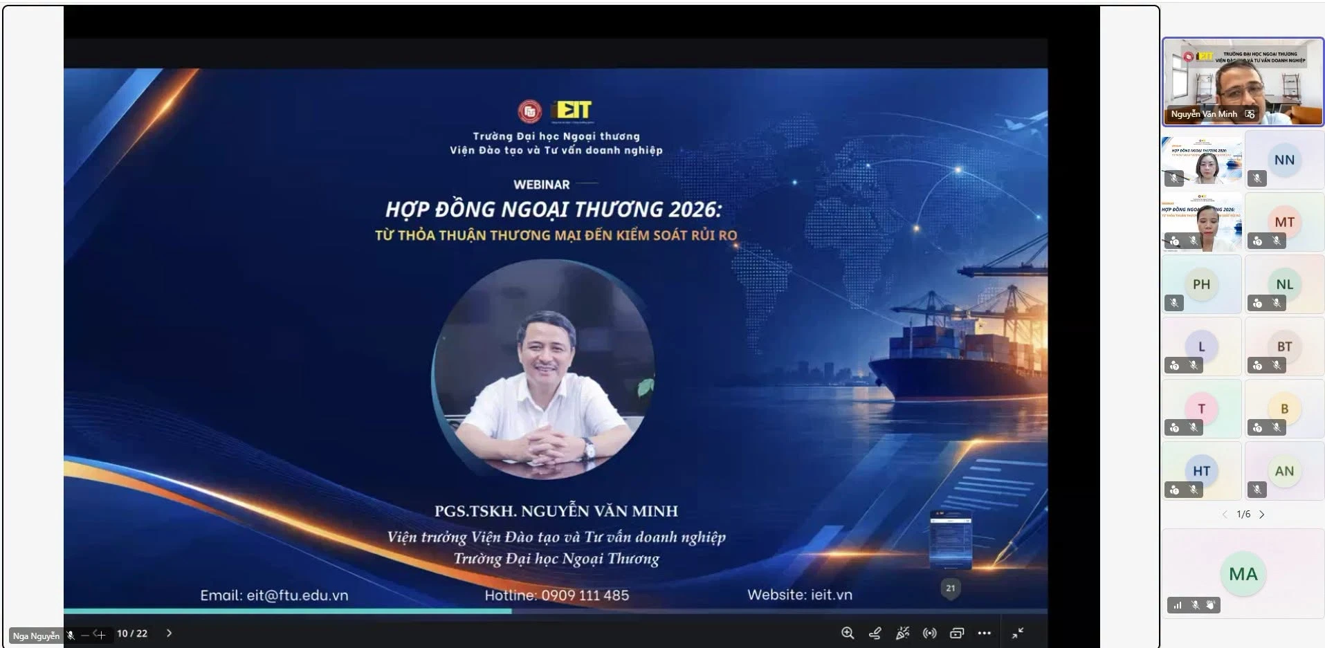 TỔNG KẾT WEBINAR: HỢP ĐỒNG NGOẠI THƯƠNG 2026 – TỪ THỎA THUẬN THƯƠNG MẠI ĐẾN KIỂM SOÁT RỦI RO