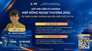 GIỚI THIỆU DIỄN GIẢ BÀ PHẠM THỊ NGÂN – QUẢN LÝ LOGISTICS KHU VỰC CHÂU Á – THÁI BÌNH DƯƠNG, CÔNG TY TNHH PIAGGIO VIỆT NAM