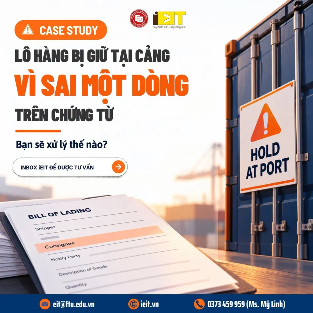 CASE STUDY XUẤT NHẬP KHẨU: LÔ HÀNG BỊ GIỮ TẠI CẢNG DO SAI THÔNG TIN TRÊN VẬN ĐƠN BILL OF LADING (B/L) – CÁCH XỬ LÝ NHƯ THẾ NÀO?