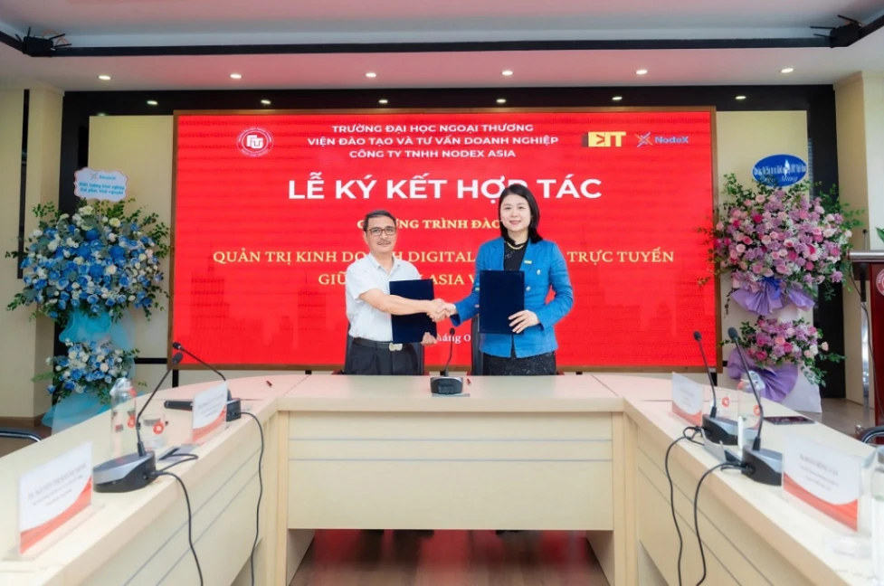 ĐẠI HỌC NGOẠI THƯƠNG VÀ NODEX ASIA KÝ KẾT HỢP TÁC CHIẾN LƯỢC