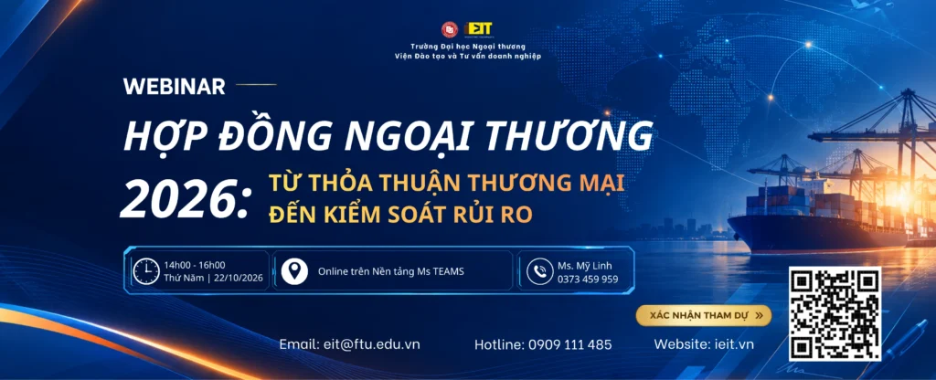 WEBINAR HỢP ĐỒNG NGOẠI THƯƠNG 2026